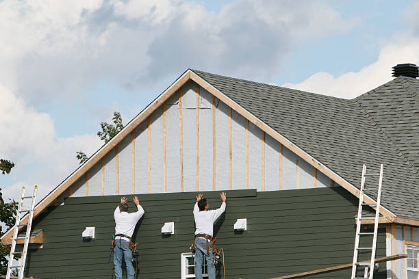 Professional Siding Inspection technician working in Sharon, MA